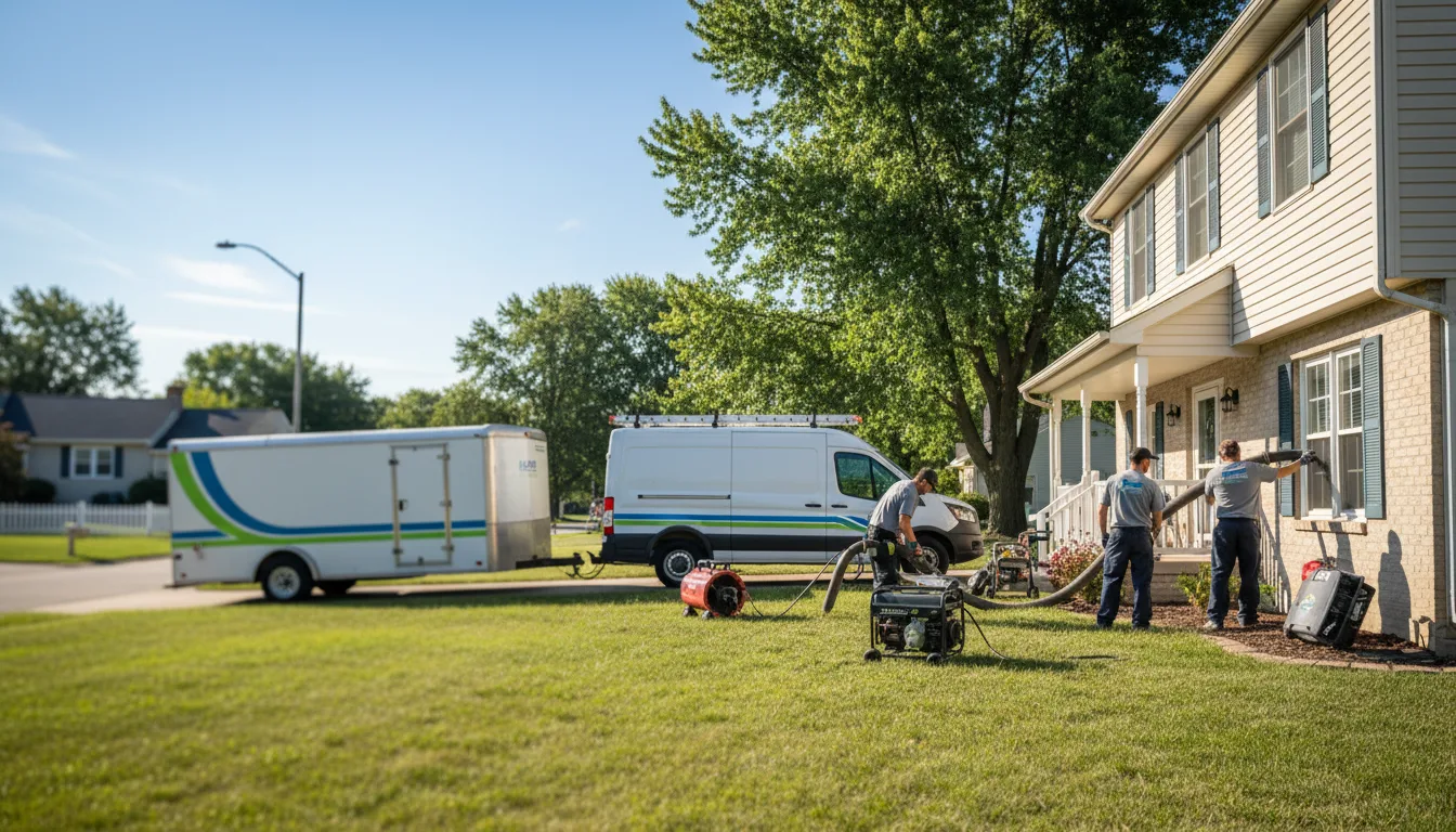 Flooded Basement Restoration And Cleanup With Repair in Wasco, IL near me